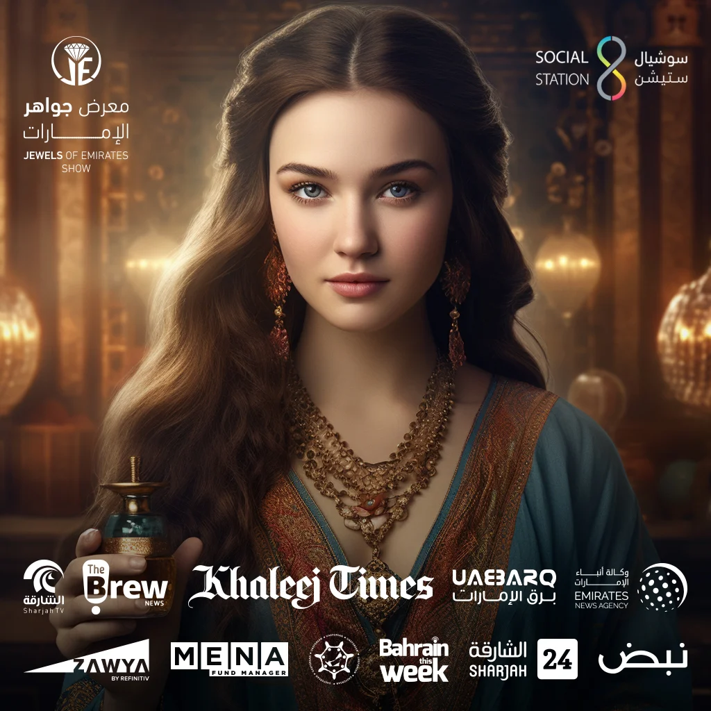 Elegant woman with traditional jewelry.