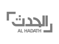 Alhadath logo in grey