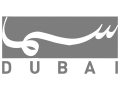 Sama Dubai logo with Arabic script and English text on a white background.
