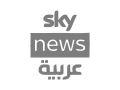 Sky News Arabic logo in grey