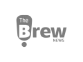 The Brew News logo in grey