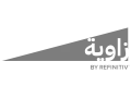 Zawya Arabic logo in grey